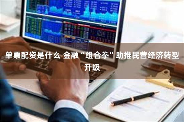 单票配资是什么 金融“组合拳”助推民营经济转型升级