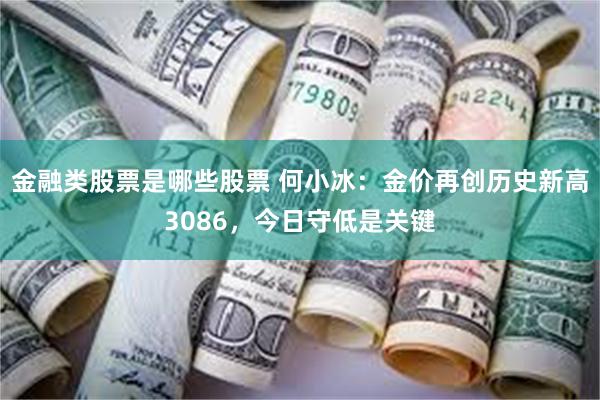 金融类股票是哪些股票 何小冰：金价再创历史新高3086，今日守低是关键